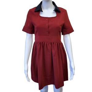 Sister Jane Dress Size L Dark Academia Wednesday Addams Vamp Collegiate Witchy